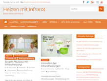 Tablet Screenshot of heizen-mit-infrarot.com